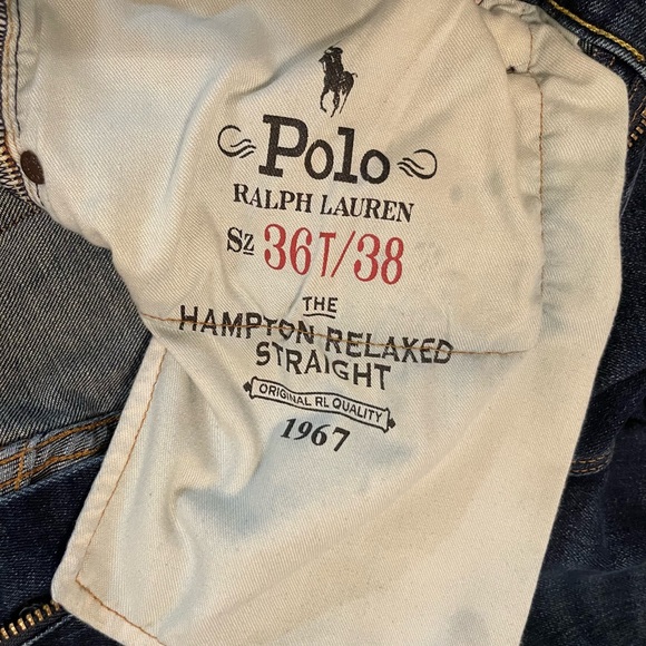 NWOT Polo Ralph Lauren Men’s Jeans 36Tx38 Relaxed Straight - Picture 3 of 4